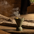 Load image into Gallery viewer, Emerald Clouds | Marble Bakhoor Burner V3