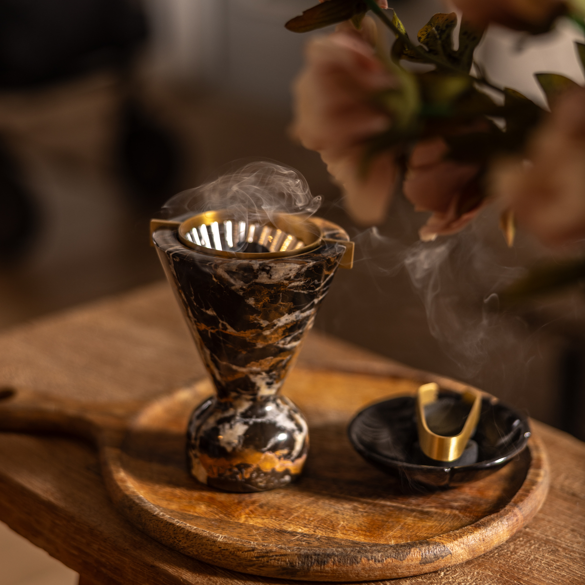 Noir Éclat | Marble Bakhoor Burner V3