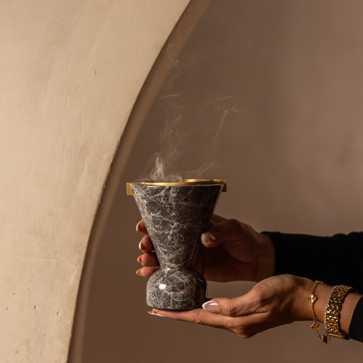 Hermès Grey | Marble Bakhoor Burner V3
