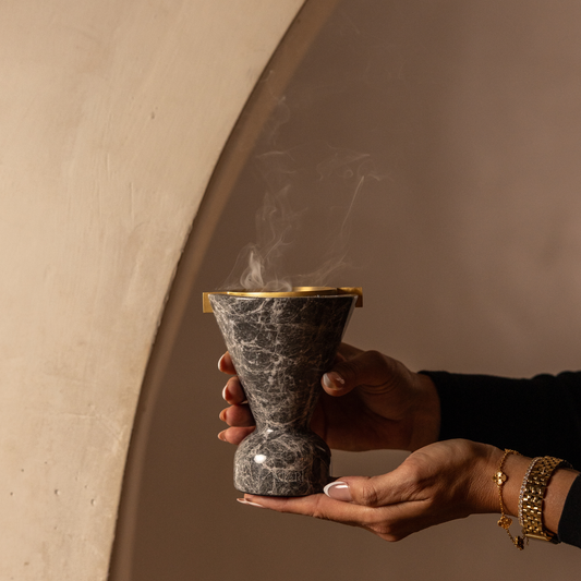 Hermès Grey | Marble Bakhoor Burner V3
